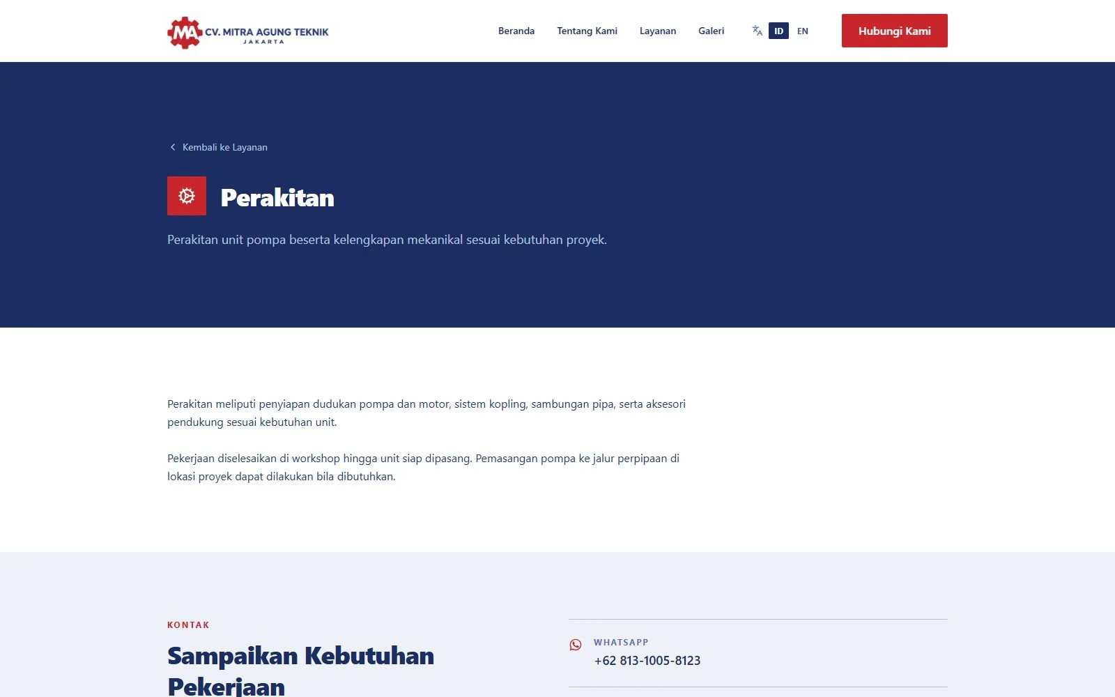 Halaman layanan