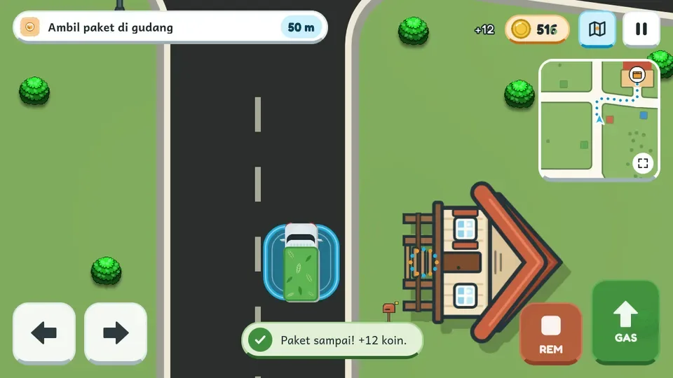 Paket sampai