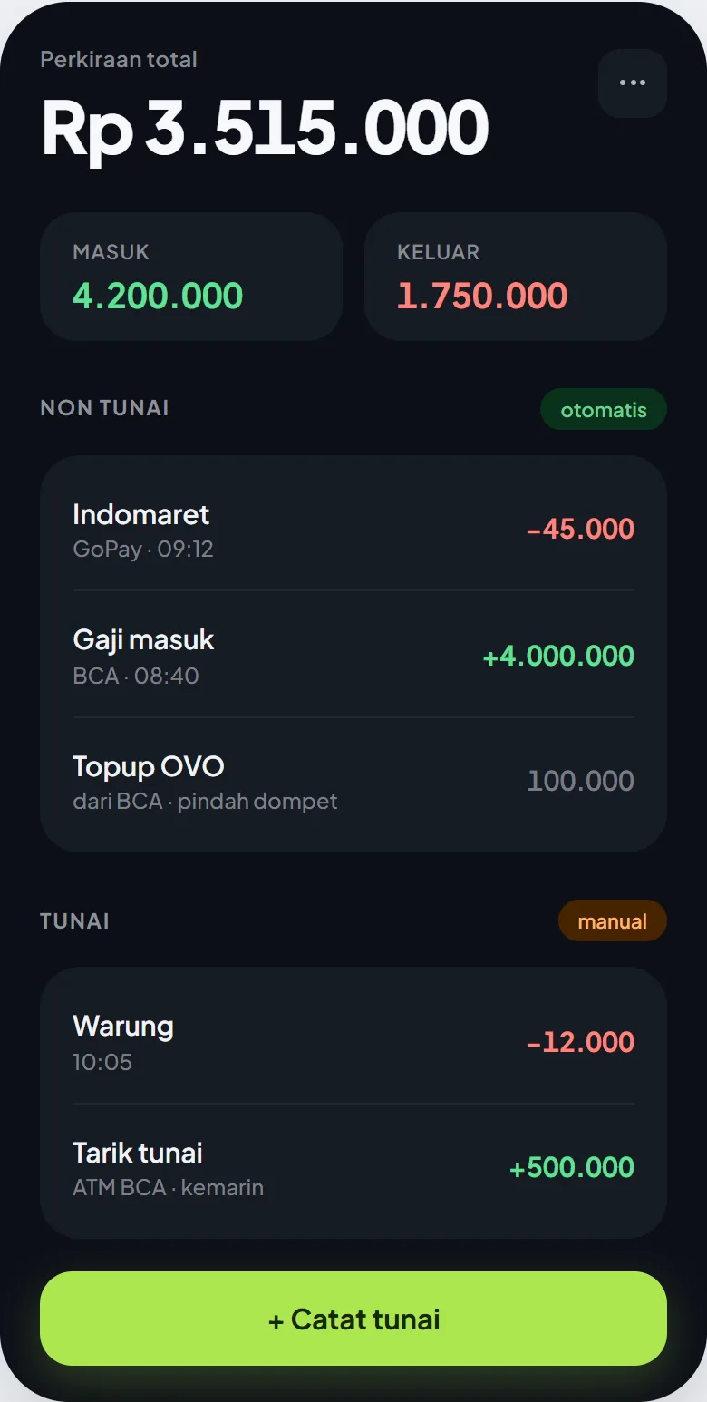 Layar beranda (desain)